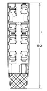 King Air 350i Floorplan