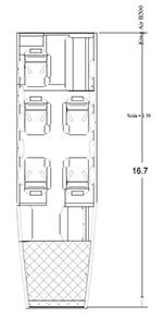 King Air B200 Floorplan