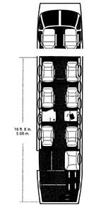 King Air B200 GT Floorplan