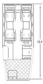 King Air C90A Floorplan
