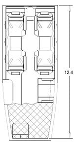 King Air C90GT Floorplan